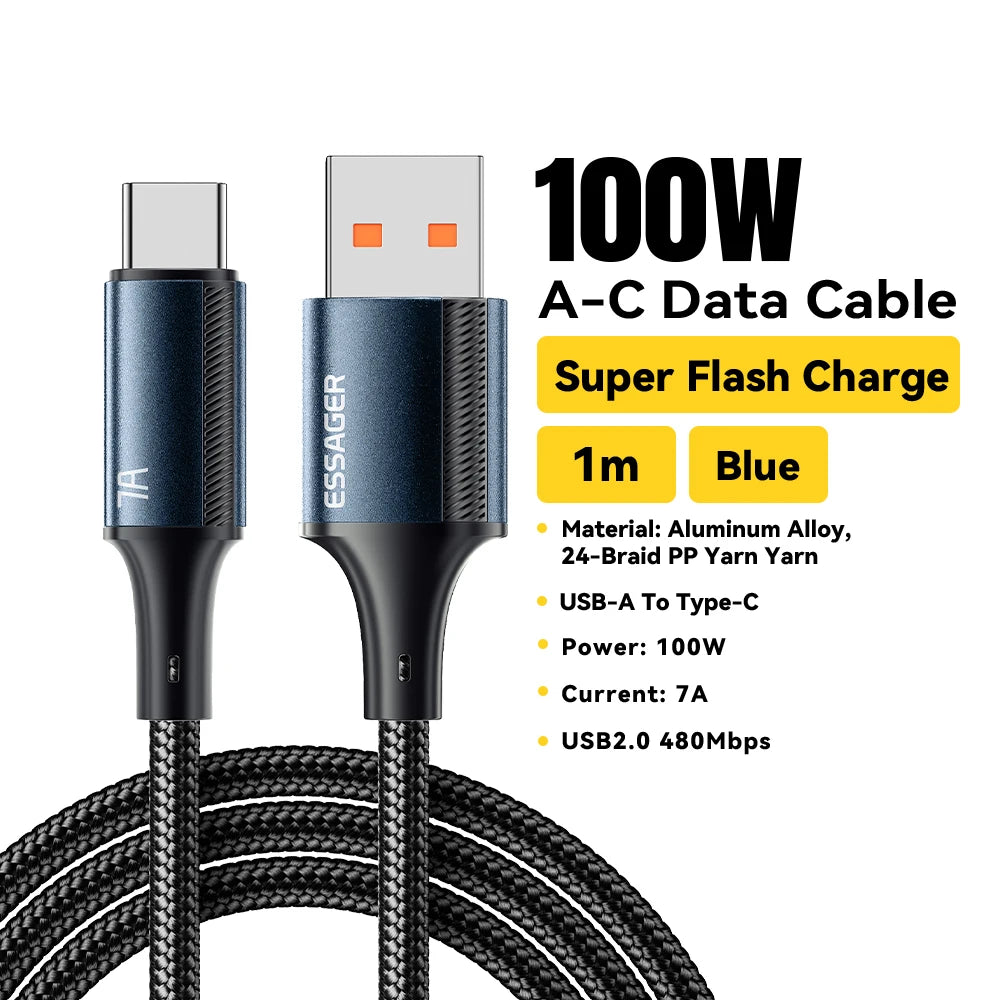 Essager 7A USB Type C Cable