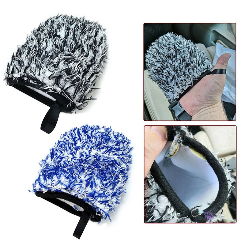 SEAMETAL Microfiber Car Wheel Detailer Glove