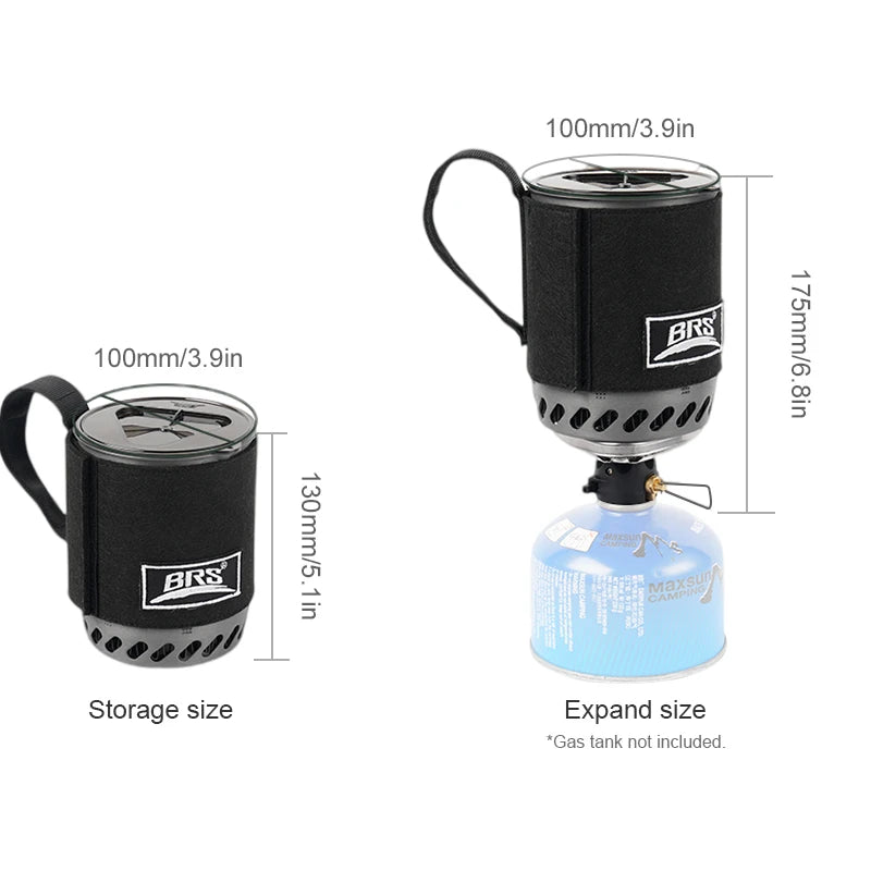 BRS Camping fast boil pot