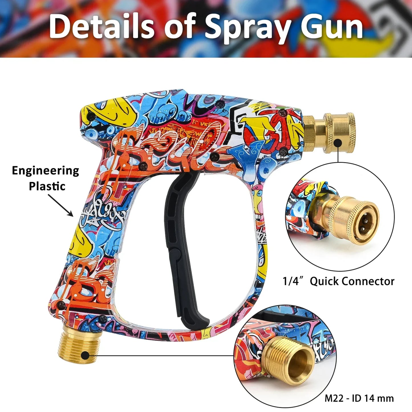 BEAR FORCE Pressure Washer Water Gun Kit for Car Cleaning