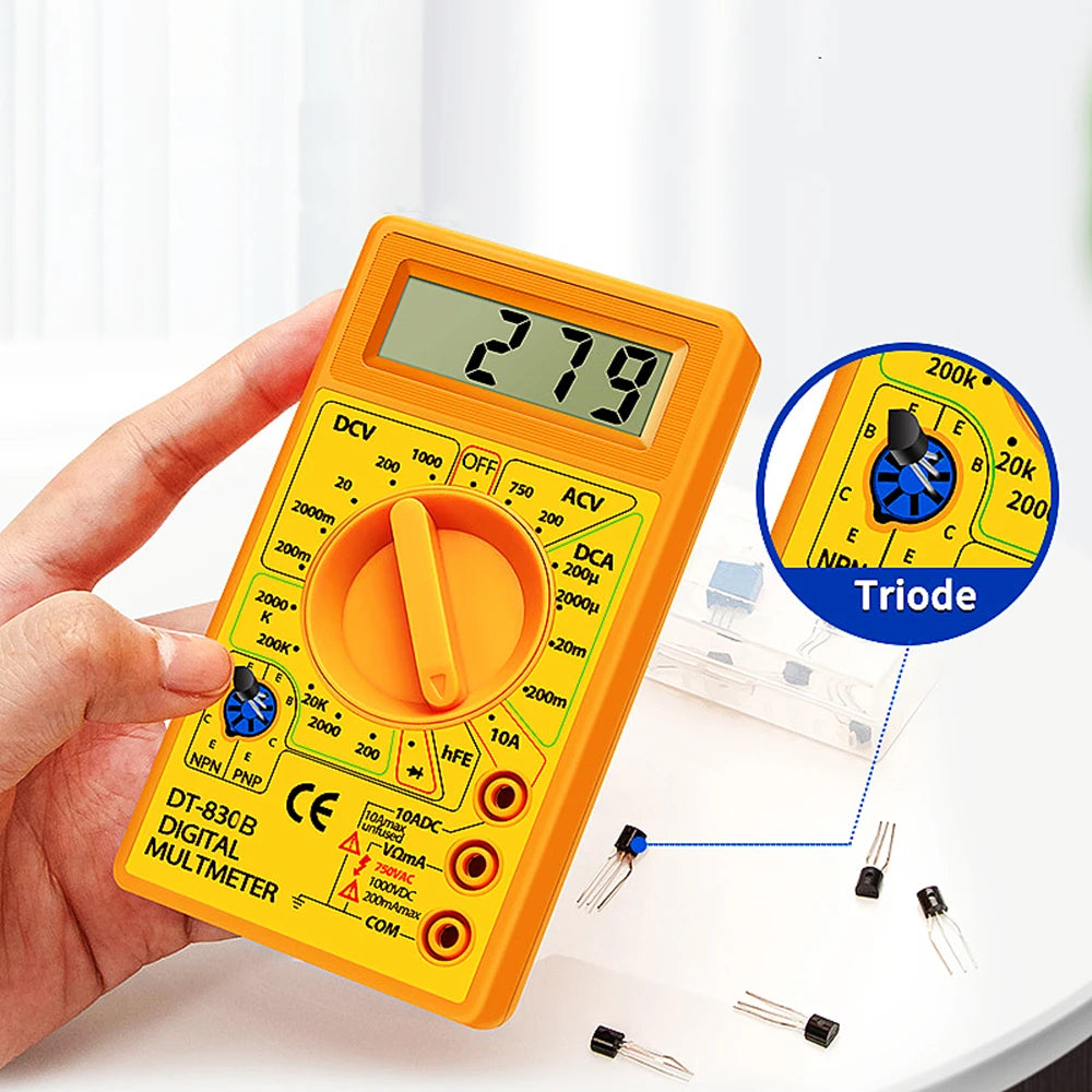 AC/DC LCD Digital Multimeter 750/1000V Voltmeter