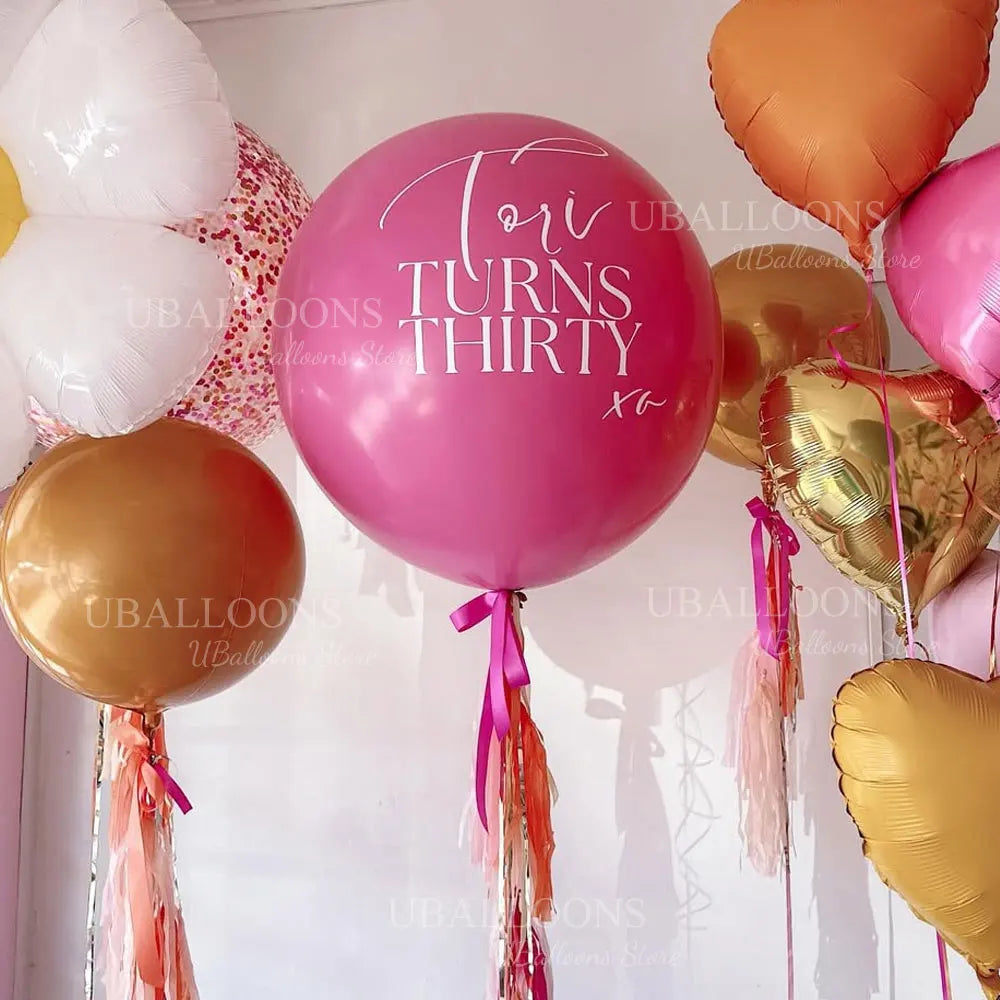 24/36Inch Helium Balloons Assorted Colors