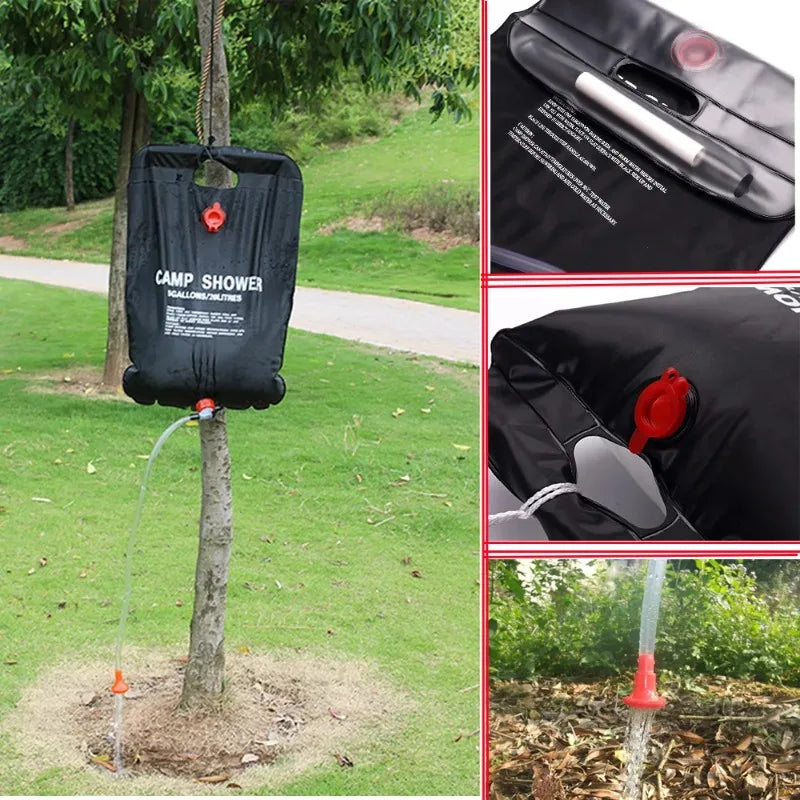 20L Foldable Solar Shower Bag