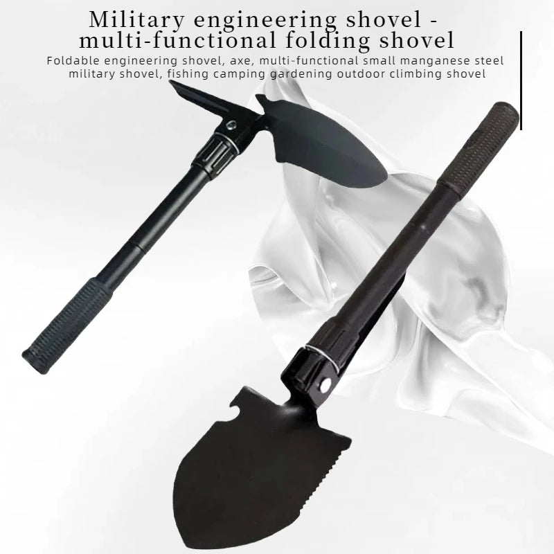 Multifunctional folding shovel