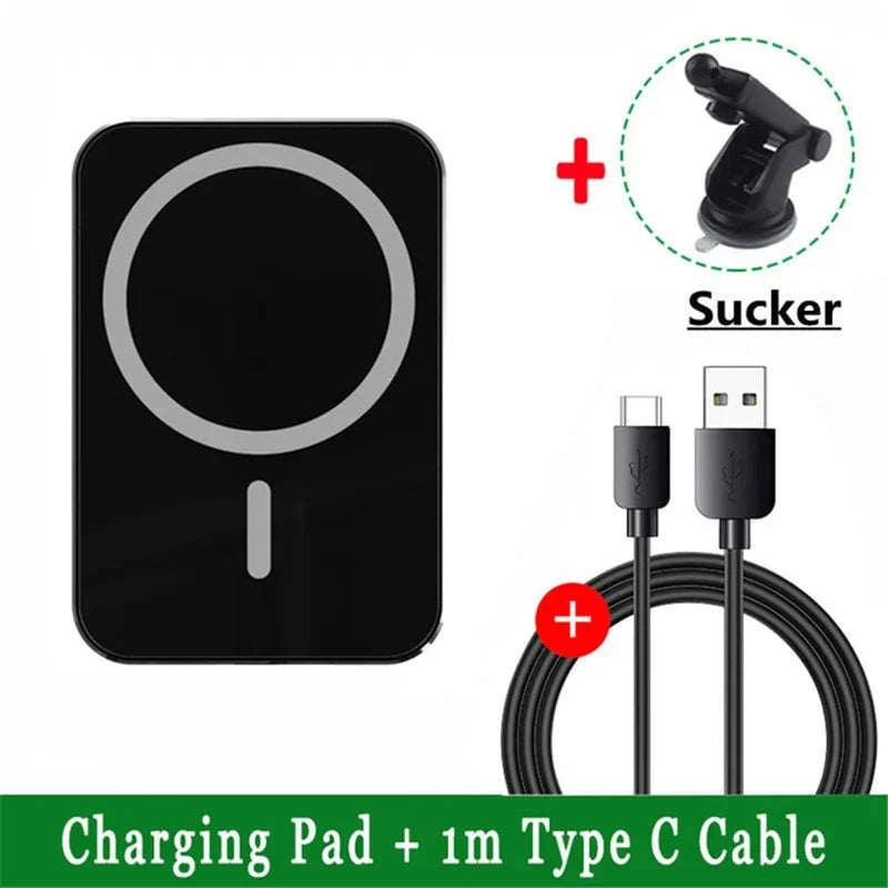 30W Magnetic Wireless Charger Air Vent Phone Holder