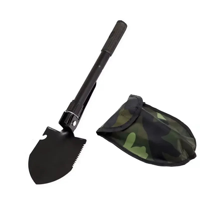 Multifunctional folding shovel