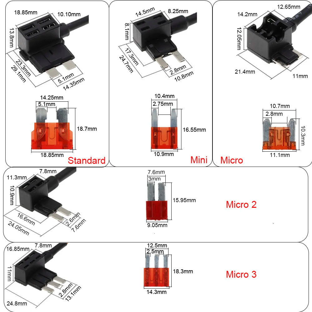 12V Car Fuse Holder Add-a-circuit