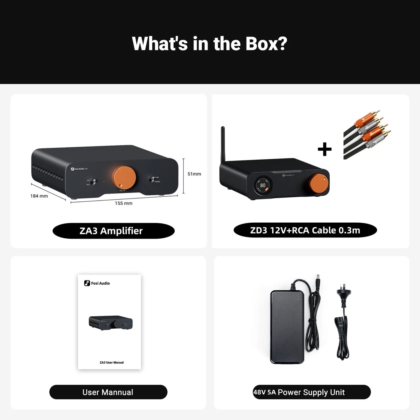 Fosi Audio ZD3 Bluetooth USB Desktop DAC