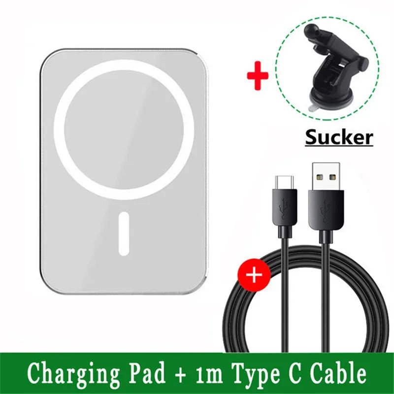 30W Magnetic Wireless Charger Air Vent Phone Holder