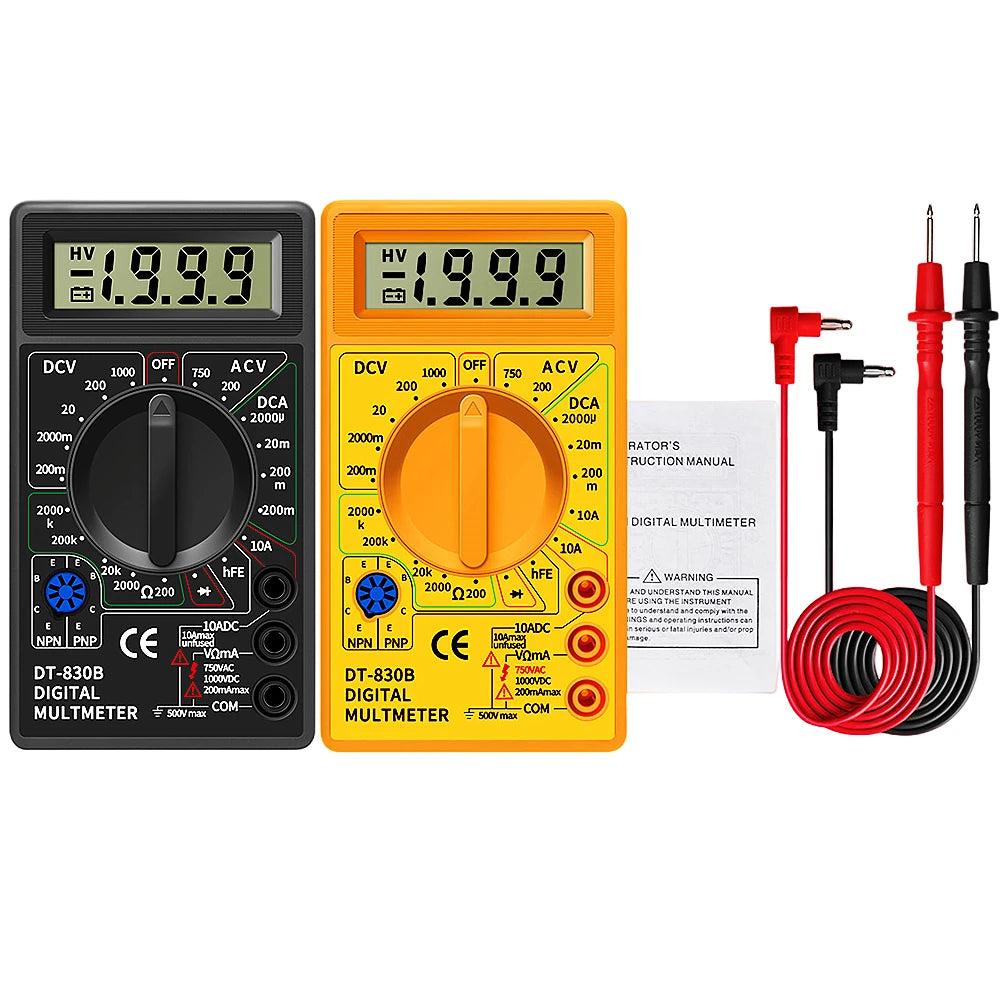 AC/DC LCD Digital Multimeter 750/1000V Voltmeter