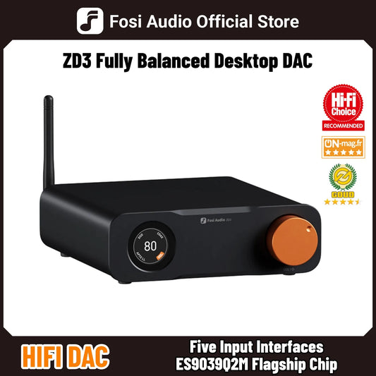 Fosi Audio ZD3 Bluetooth USB Desktop DAC