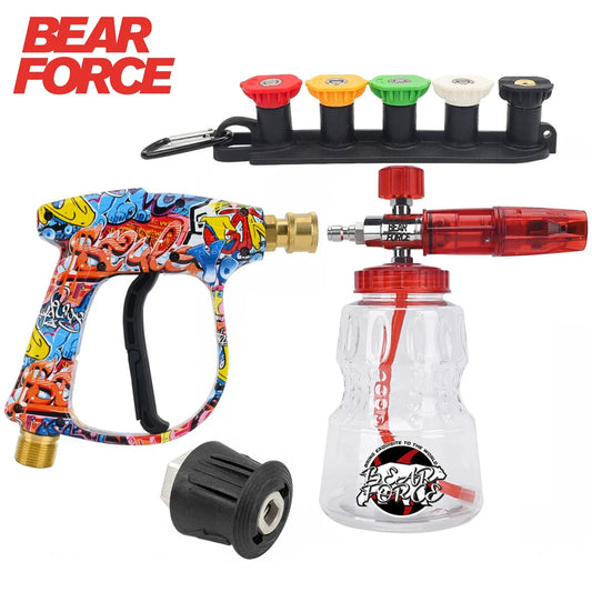 BEAR FORCE Pressure Washer Water Gun Kit for Car Cleaning