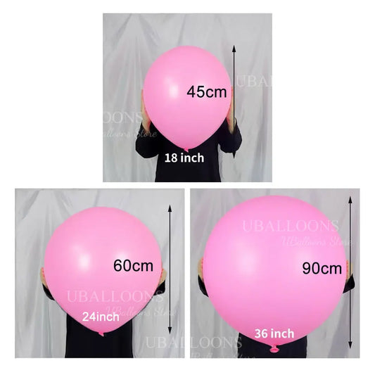 24/36Inch Helium Balloons Assorted Colors