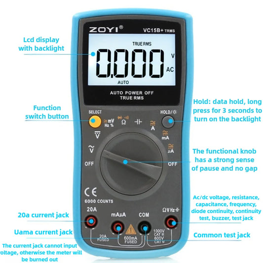ZOYI Electrical Multimeter High Precision