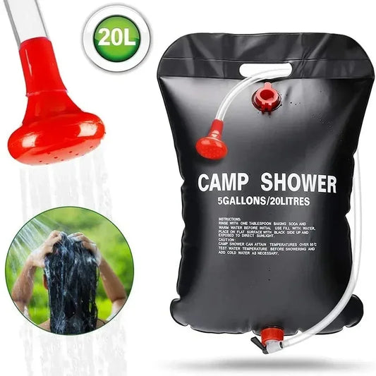 20L Foldable Solar Shower Bag