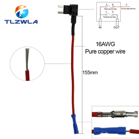 12V  Car Fuse Holder Add-a-circuit